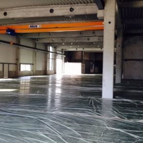 9concrete floor